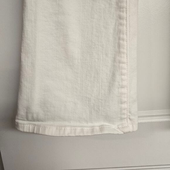 Women's Frame "Le Crop Mini Boot" Jeans in White Denim - Size 24 - Picture 6 of 12
